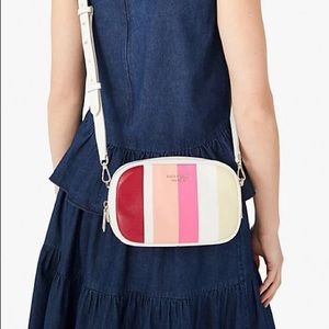 Kate Spade - astrid stripe medium crossbody